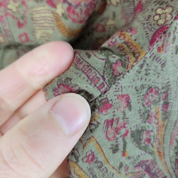 Ralph Lauren Jeans Co 100% Cotton Peasant Blouse Top Size‎ Extra Small - Picture 7 of 9